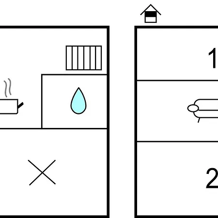 Two-bedroom In 아파트 *